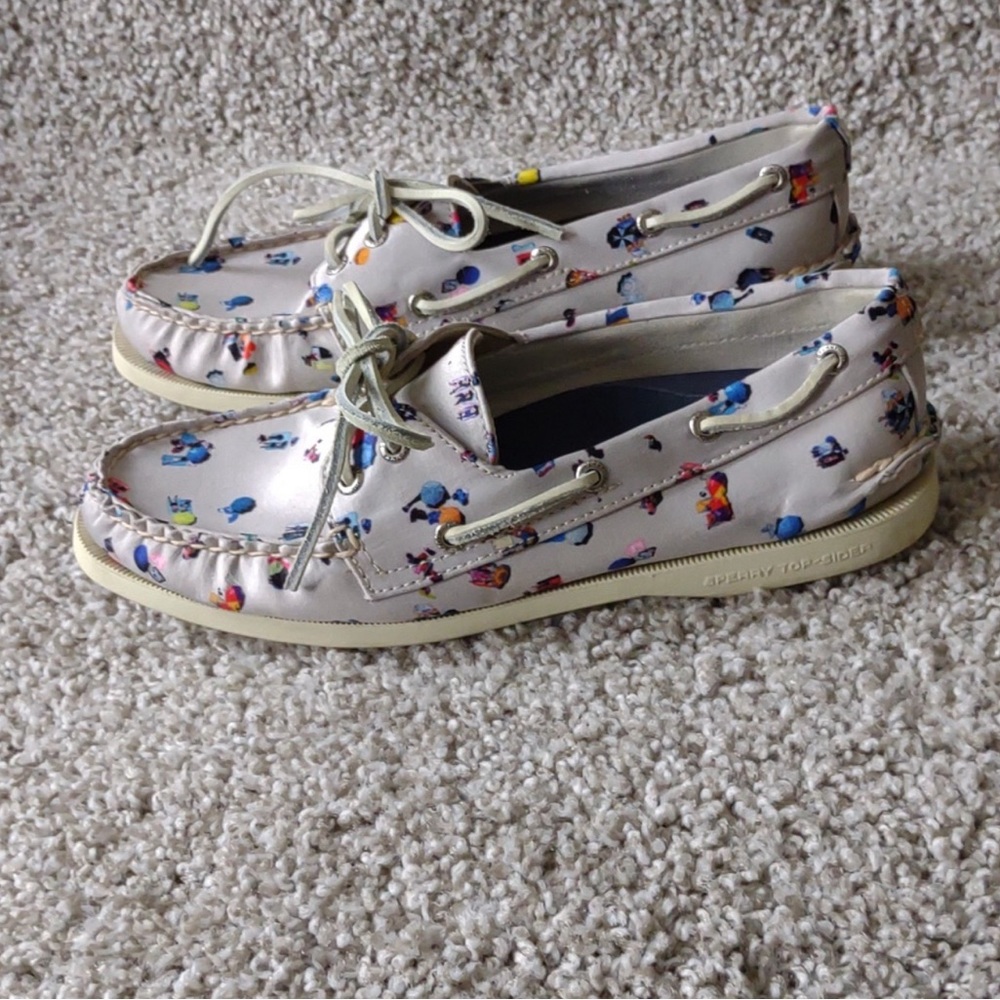 Sperry Top Sider Gray Malin Collaboration Boat Shoes Women's 7 EUC - Picture 3 of 6